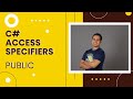 Access Specifiers | Public | C# | #oops #public #accesspecifiers