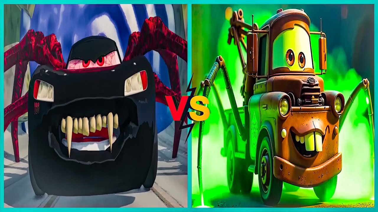 😱🚗 Lightning McQueen VS Monster | Scary Escape