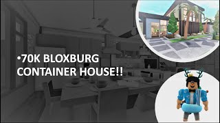 BLOXBURG Container House (Speed Build 70k)