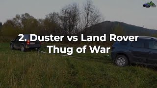 Duster Offroad Compilation vs LR Discovery Thug of War