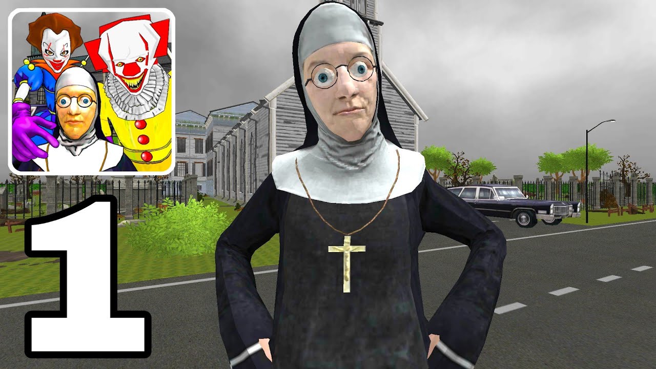 Clown Neighbors Chapel Gameplay Level 1 To 5 - YouTube