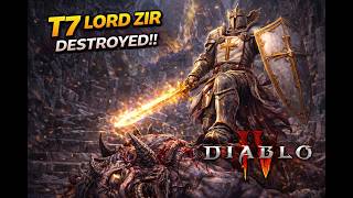 T7 Lord Zir DESTROYED!! | Diablo 4 Gameplay