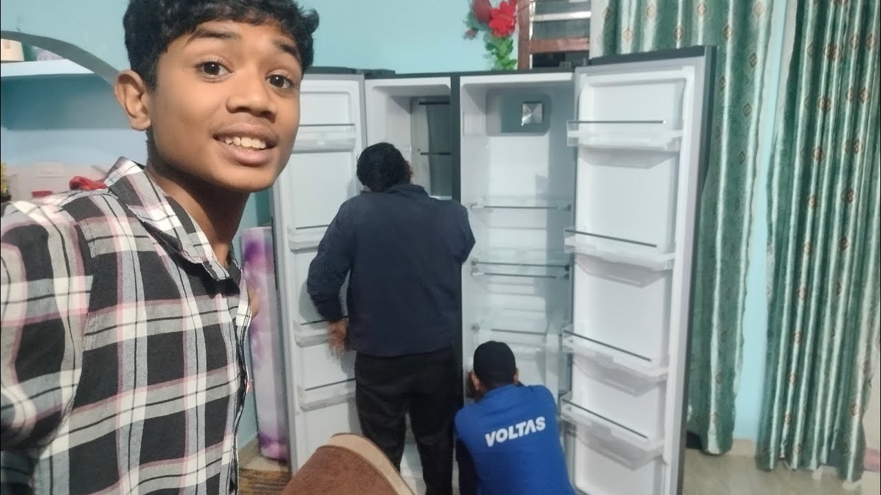 Finally VOLTAS ki company Wale aagy😍new refrigerator start hogya