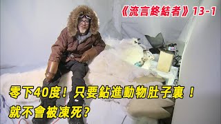 流言終結者：身處零下40度！只要鉆進大型動物肚子裏，就能維持體溫不被凍死？（S13E1）