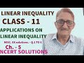 L.6|LINEAR INEQUALITY SOLUTIONS OF INEQUALITIES|CLASS-11|EX. MISCELLANEOUS( (ncert)Q.1TO 6 SOLUTION