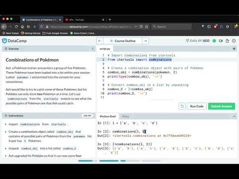 Writing Efficient Python Code 13 | DataCamp | DataCamp solutions