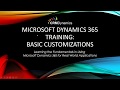 Basic customization for dynamics 365