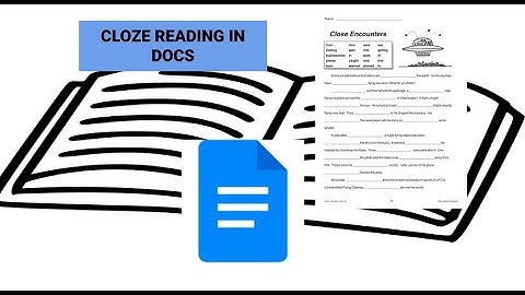 DropDown Menu Cloze in Docs