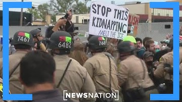Protesters and police clash outside ICE facility near Chicago | Morning in America