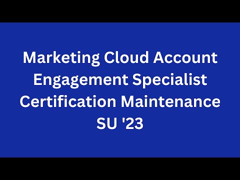 Marketing Cloud Account Engagement Specialist Certification Maintenance SU '23 ||Trailhead #summer23
