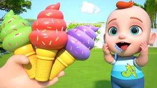 Yes Yes Ice Cream Song | Leo Nursery Rhymes for Babies | Kids Songs
