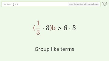 Solving Linear Inequalities: b/3 is Greater Than 6