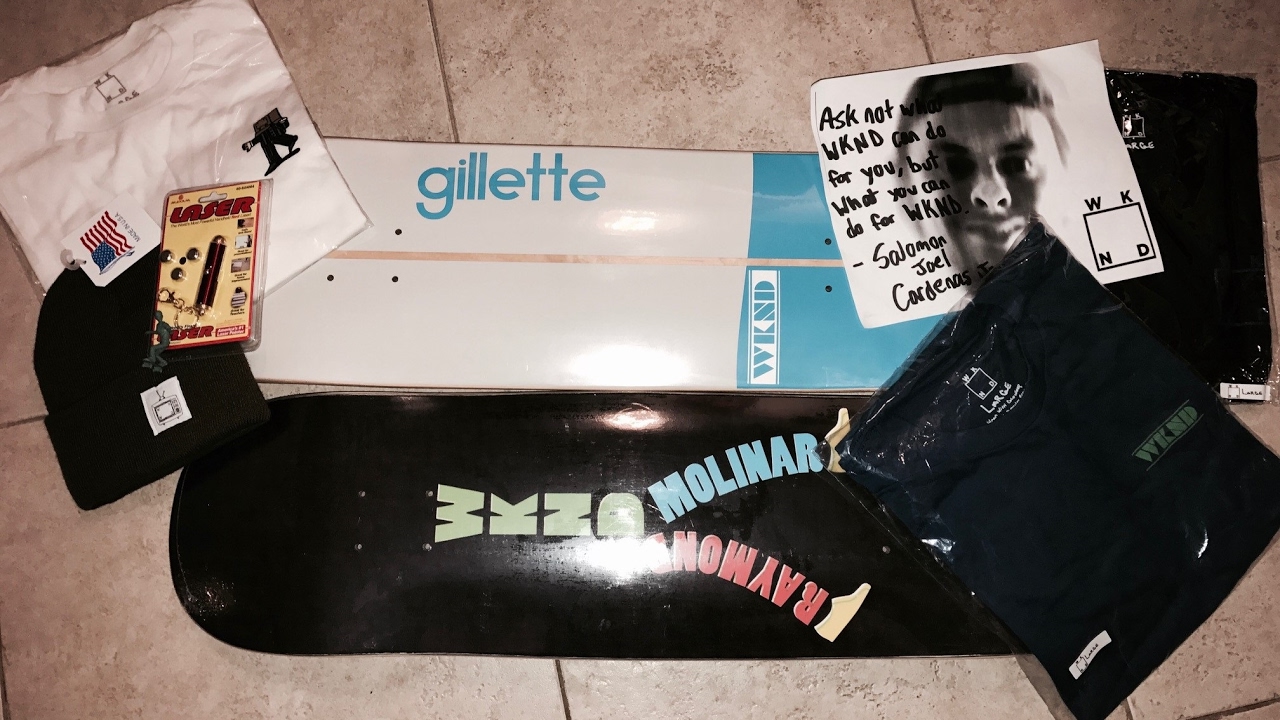WKND SKATEBOARDS MYSTERY BOX! UNBOXING YouTube