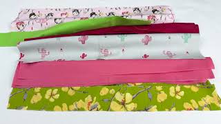 Just look at what a useful thing these strips of fabric turn into | Patchwork for beginners | DIY