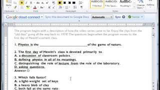 Converting Text Based Questions to Moodle XML