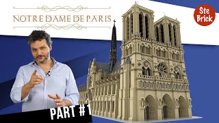 Notre Dame de Paris - PART #1 THE FACADE - LEGO Moc by SteBrick