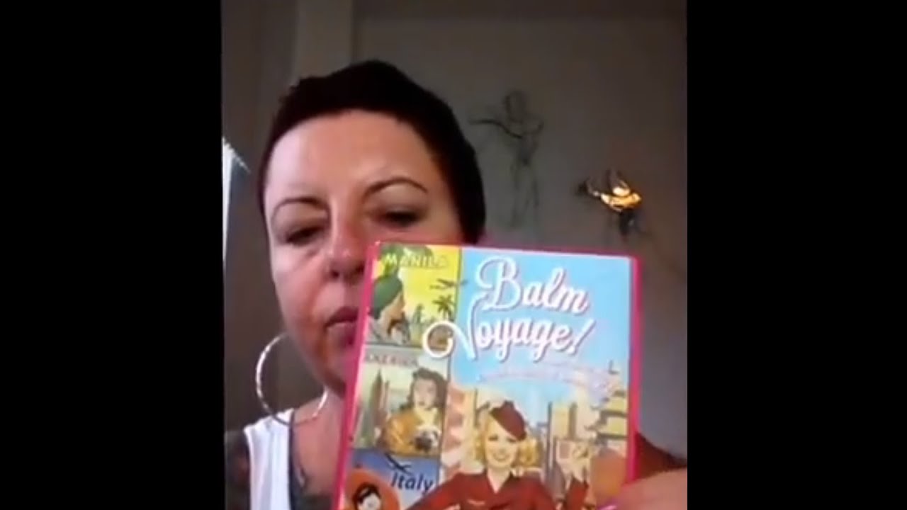 The balm Bon voyage palette tutorial for over 40's