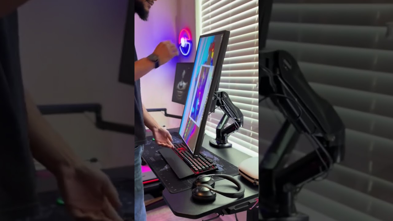 Quick setup, instant productivity boost! HUANUO Monitor Stand  