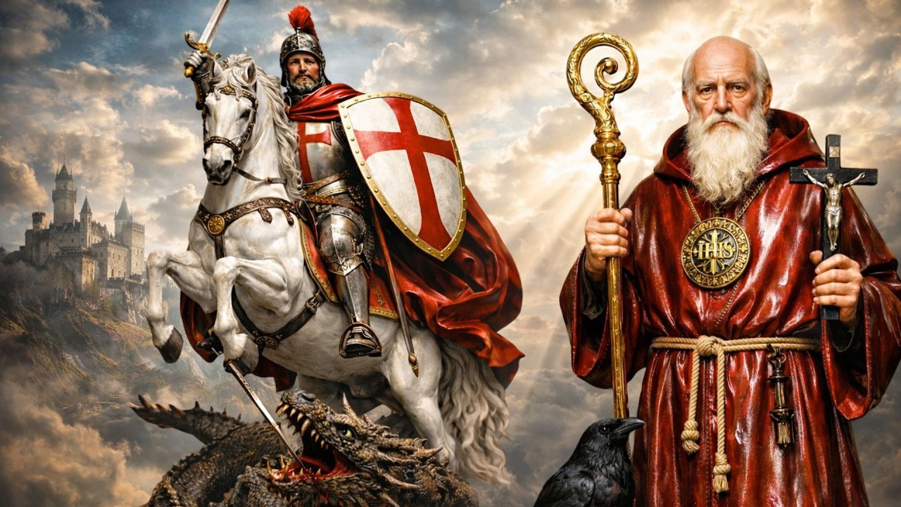 💥 ORAÇÃO DE BATALHA ESPIRITUAL COM SÃO BENTO E SÃO JORGE – PROTEJA SUA FAMÍLIA HOJE