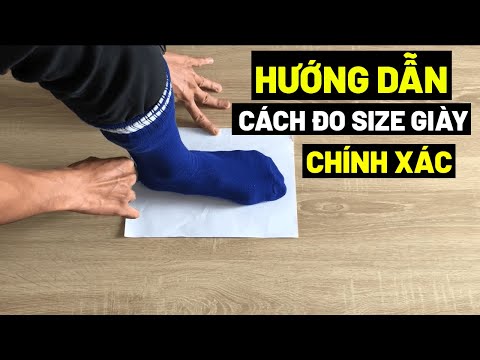Video HƯỚNG DẪN CÁCH ĐO BÀN CHÂN CHỌN SIZE GIÀY BÓNG ĐÁ... - youtube