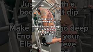 Plate machine dip