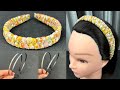 DIY Plait Fabric Headband . How to make fabric Headband.