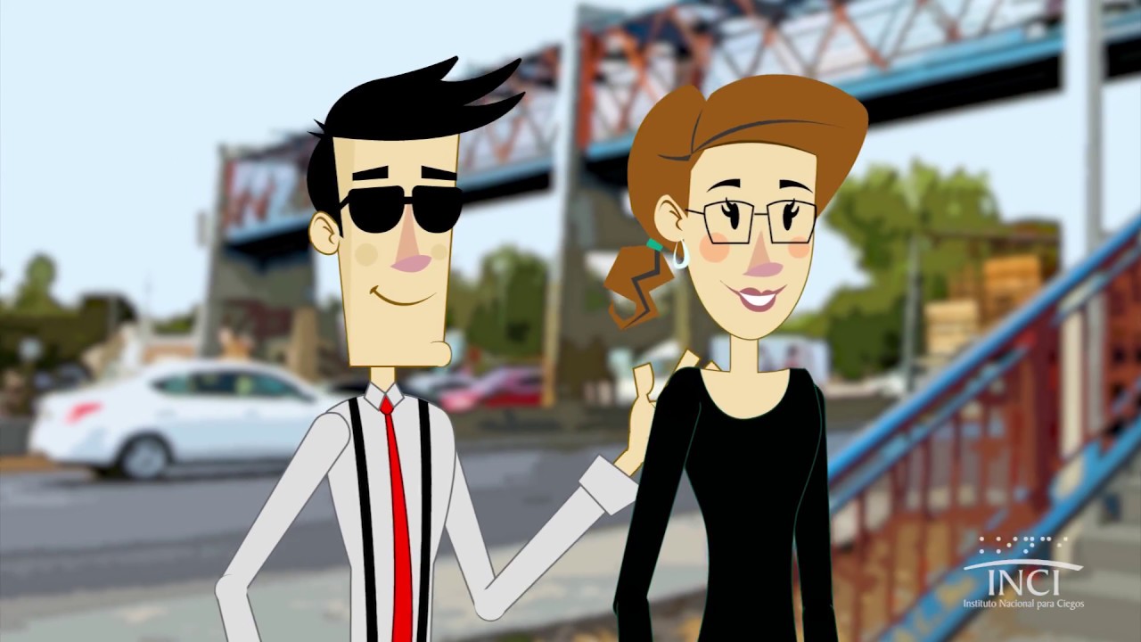 ¿Cómo guiar a una persona ciega en la calle?