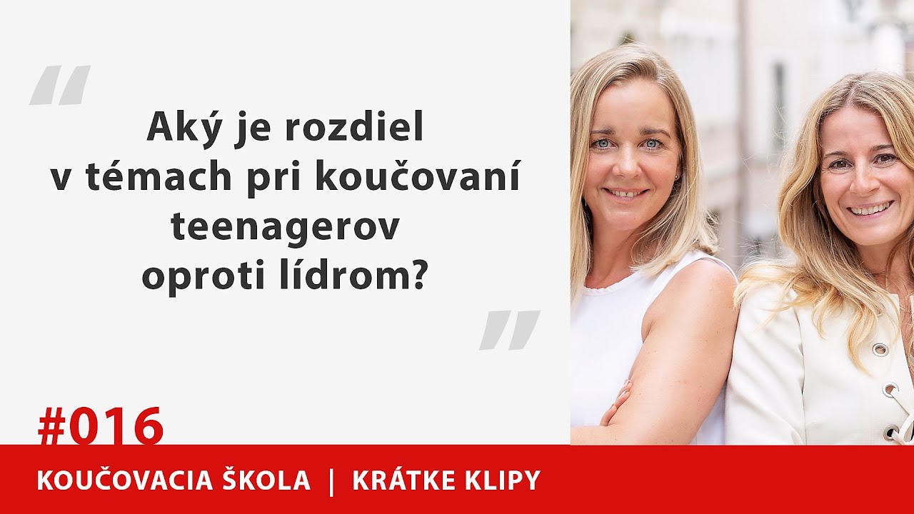 EduCoach - koučovanie lídrov a teanegerov  - v čom je rozdiel?