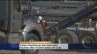 Crews Cleaning Up After 21,000 Gallon Oil Leak Near Tracy