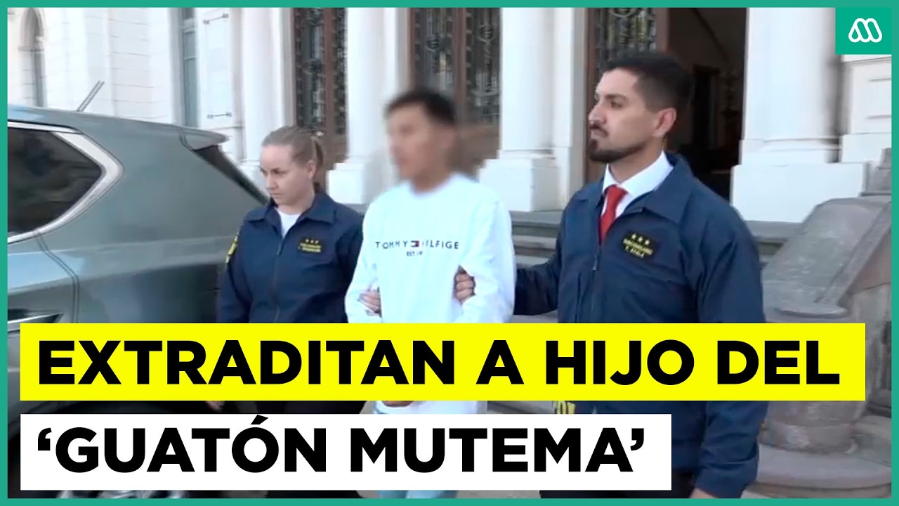 Hijo del 'Guatón Mutema' fue extraditado a Chile: es acusado de participar en un secuestro