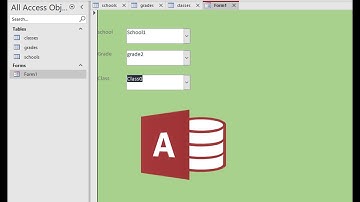 How to fill three comboBox from three tables in MS access forms