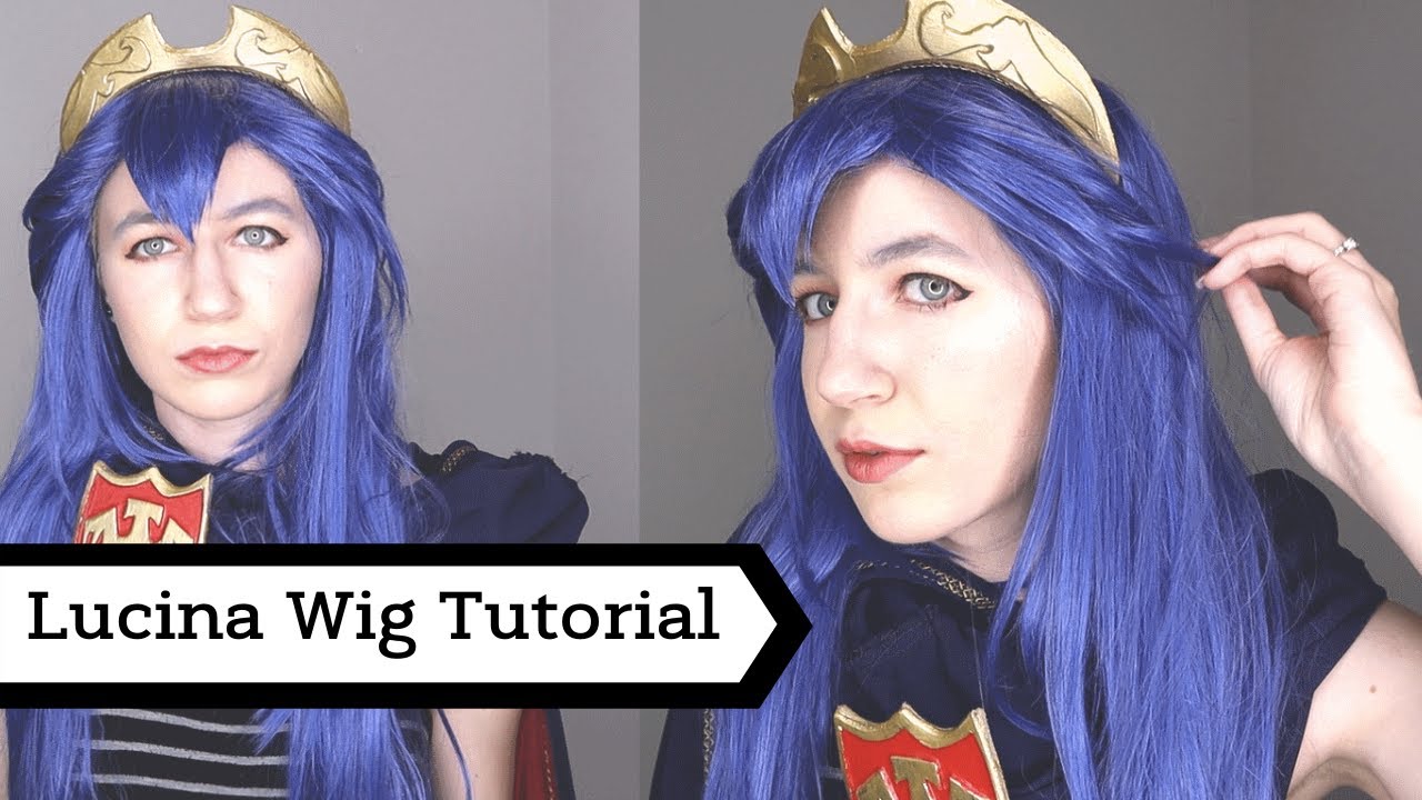 Lucina Cosplay Wig Styling Tutorial - Fire Emblem