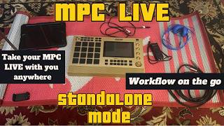 Akai MPC Live 2 in Standalone Mode | Workflow on the go - PRINCE NEGASI