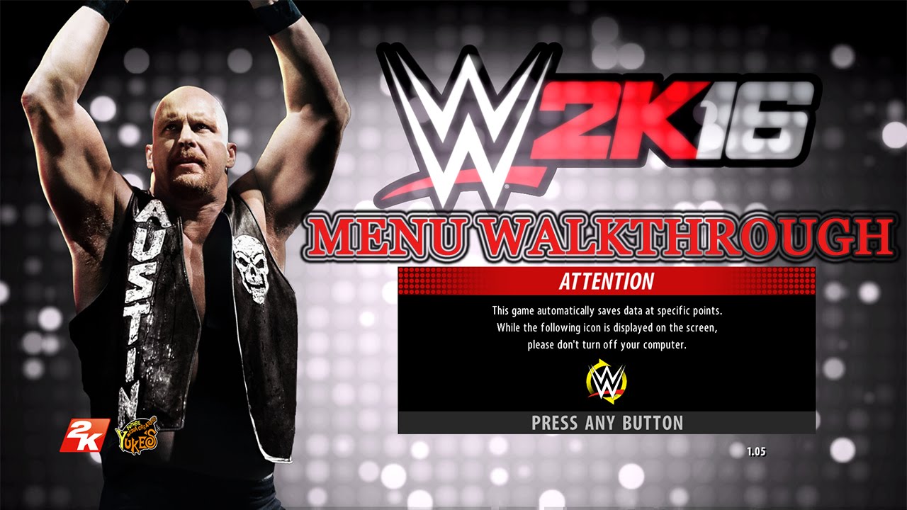 WWE 2K16 Menu Walkthrough YouTube wwe-2k16-menu-walkthrough-youtube