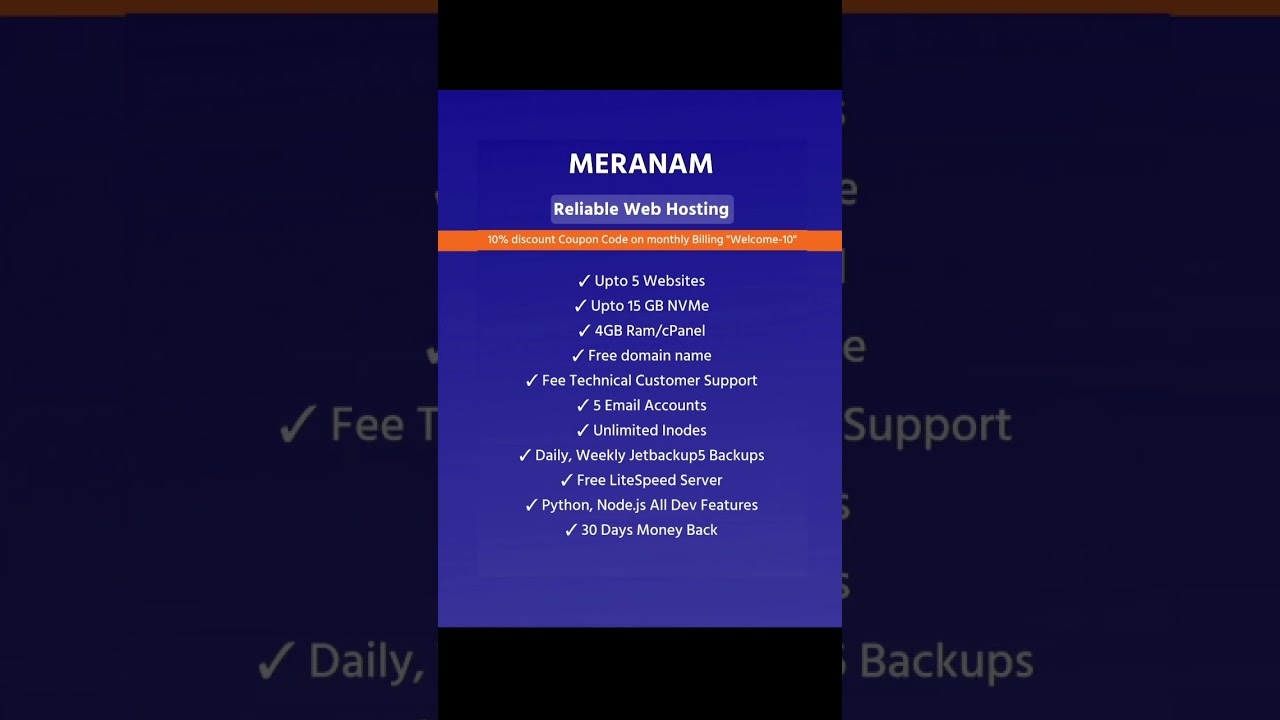 Reliable Web Hosting