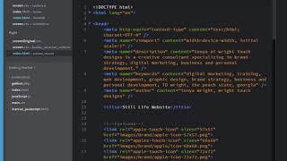 Completing Assignment 1, formatting a document for structure using HTML