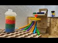 【マーブルラン】BB弾 竹 滝の様に流す 小さな大工さん ポップチューブ ASMR