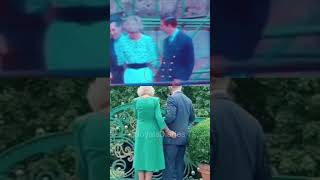 King Charles and Queen Camilla like to touch the bottom 🤣 #short #kingcharlesiii #queencamilla