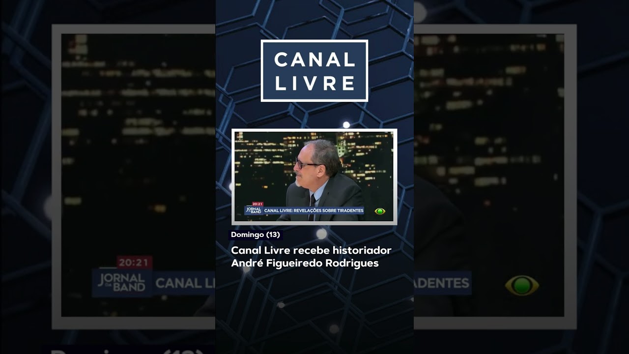 Canal Livre recebe historiador André Figueiredo Rodrigues