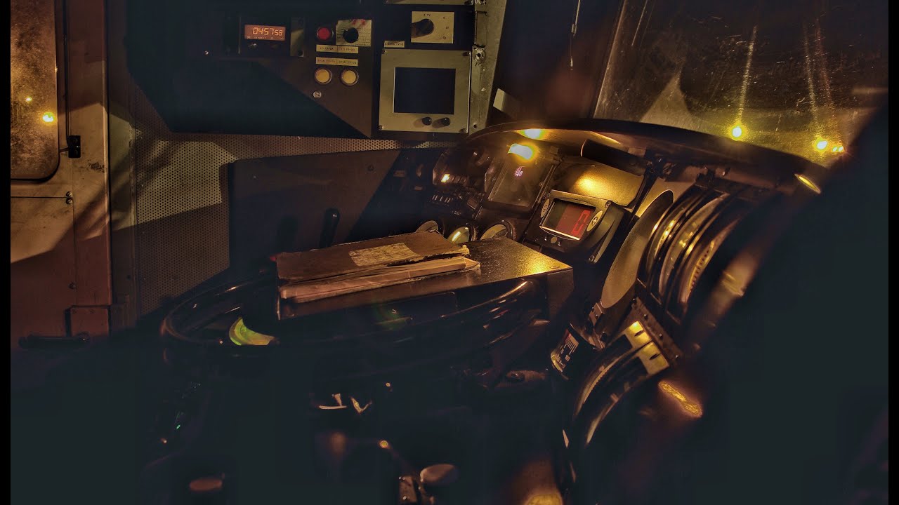 En cabine d'une BB 7600 de Paris Montparnasse à Rambouillet