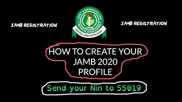 Video on how to create your jamb 2020 profile using NIN