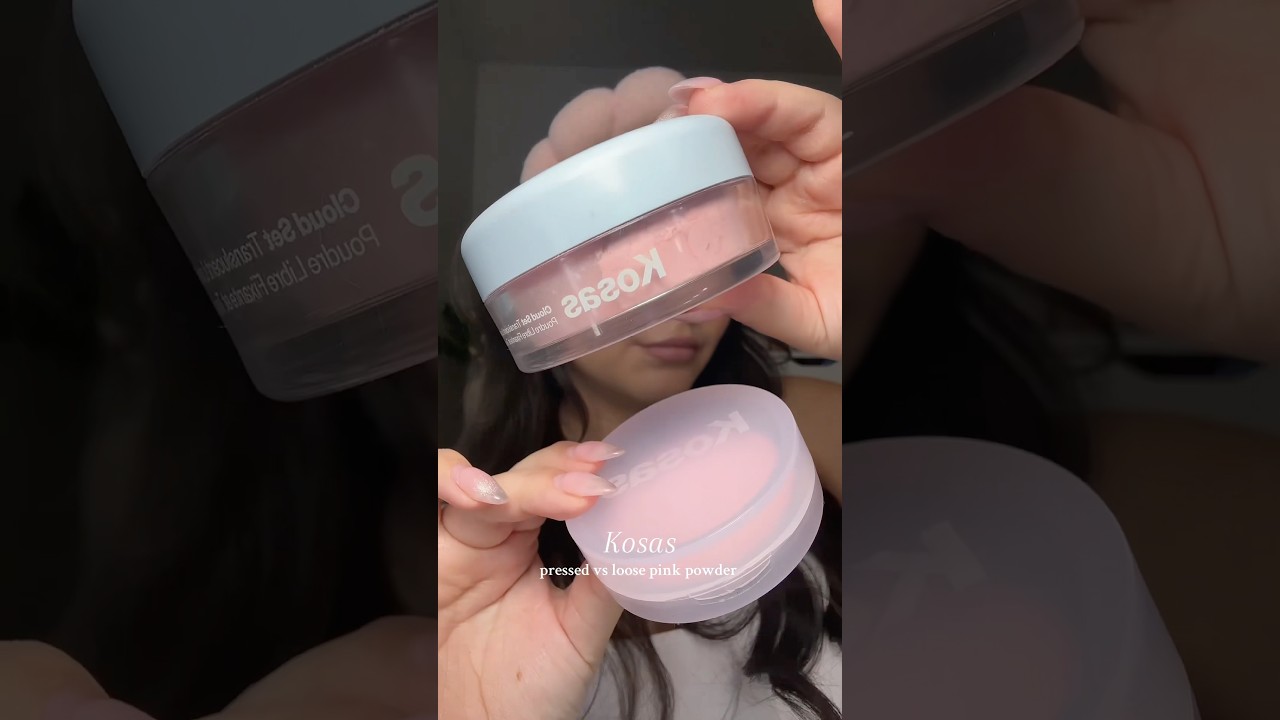 Kosas pressed VS loose pink powder 🎀 