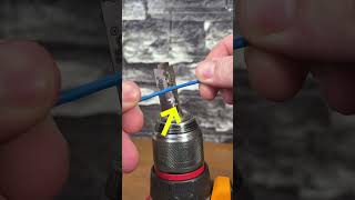 This Drill Hack Strips Wire in Seconds