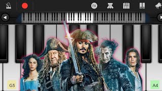 Pirates Of The Caribbean BGM - Walkband Tutorial | Easy Mobile l walk bend piano .