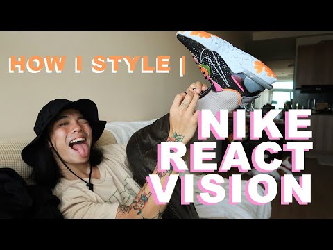 nike react vision with jeans