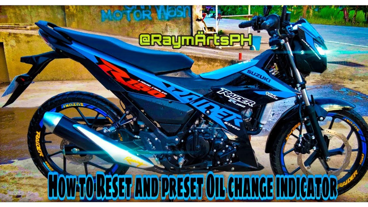 HOW TO REMOVE THE OIL CHANGE INDICATOR RAIDER 150 FI PANEL ? YouTube