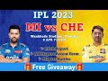 MI vs CSK | MI vs CHEDream11 Prediction | MUM vs CHE My11circle Team | MI vs CSK Match | IPL 2023