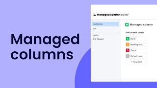Managed columns | monday.com tutorials