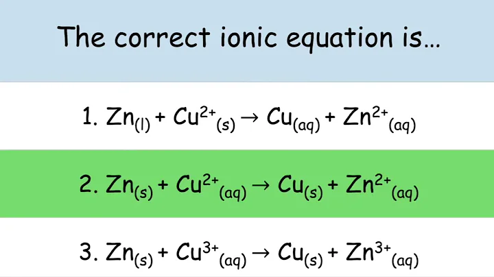 GCSE Chemistry - How Displacement Reactions Are Redox Reactions