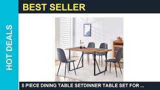 5 Piece Dining Table SetDinner Table Set for 455 Review Is it Worth it